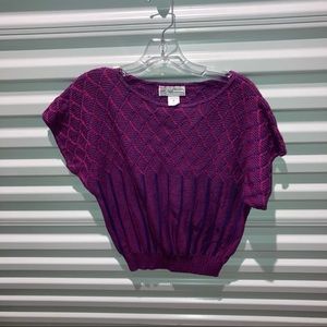 Hydepark Sweater Women’s Size L Multicolor 3D Chunky Cable Knit Pullover Top